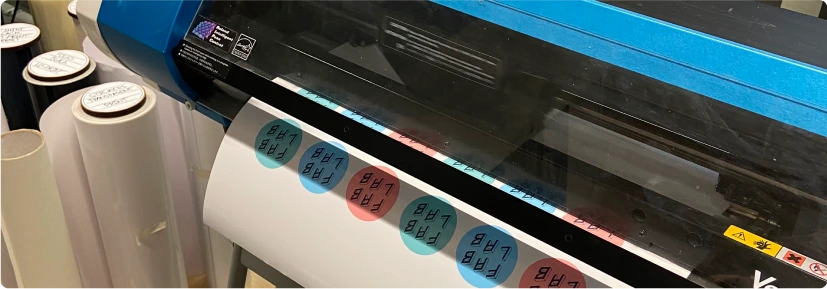 klistermærke printer