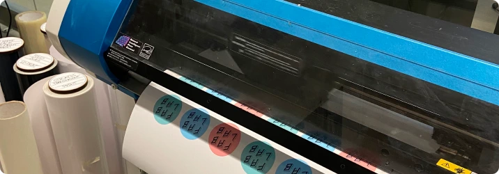 klistermærke printer